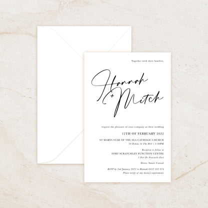 Frank Invitation + Envelope Suite