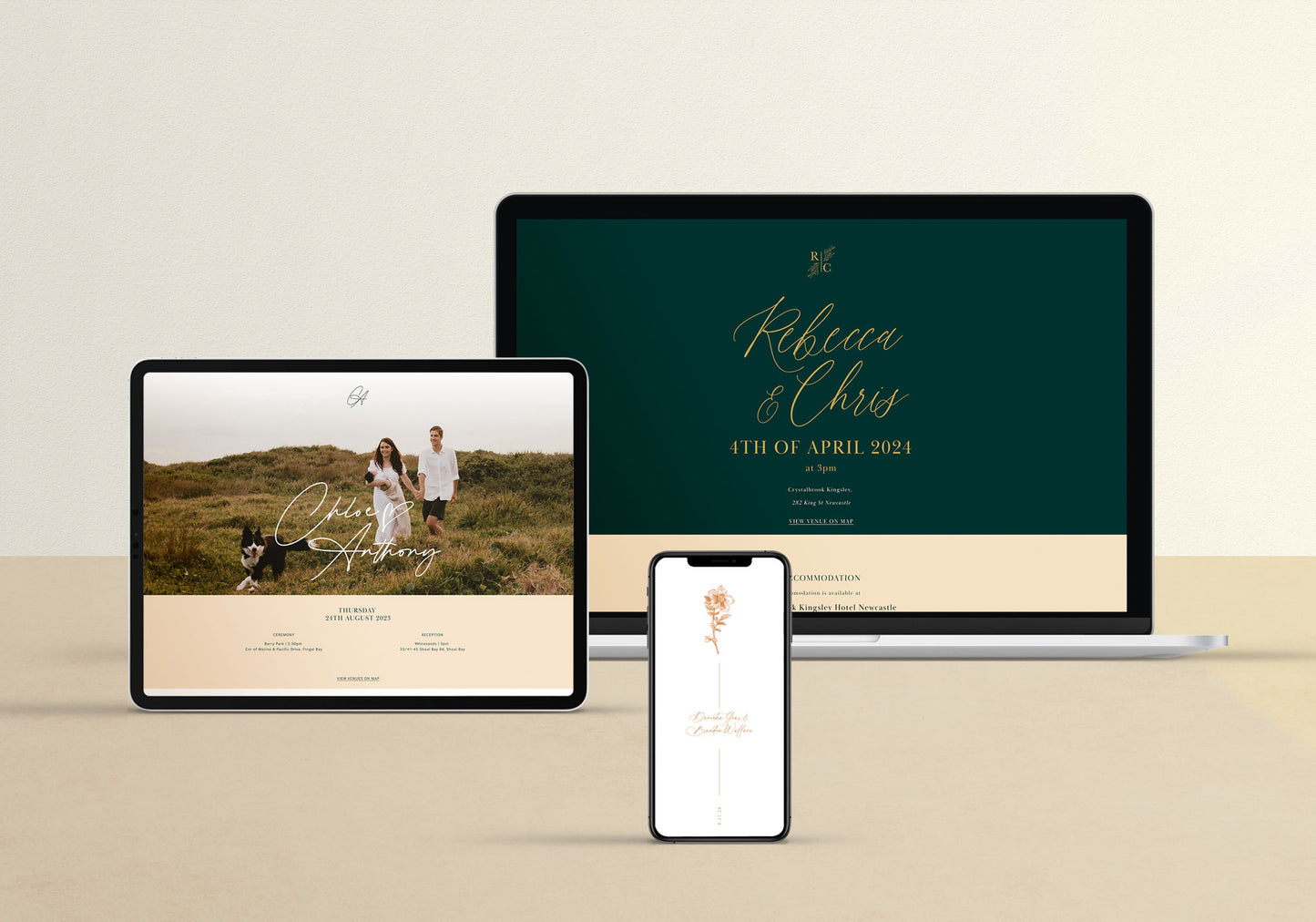 Wedding Website (Single Page)