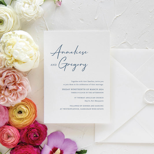 Annaliese Invitation + Envelope Suite