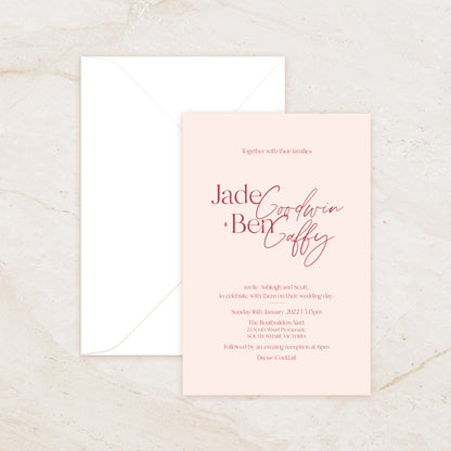 Portia Invitation + Envelope Suite