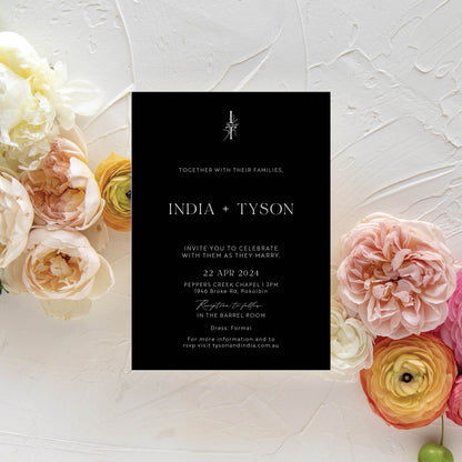 Mystique Invitation + Envelope Suite