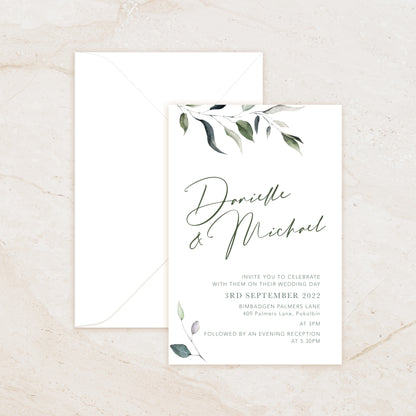 Foliage Invitation + Envelope Suite