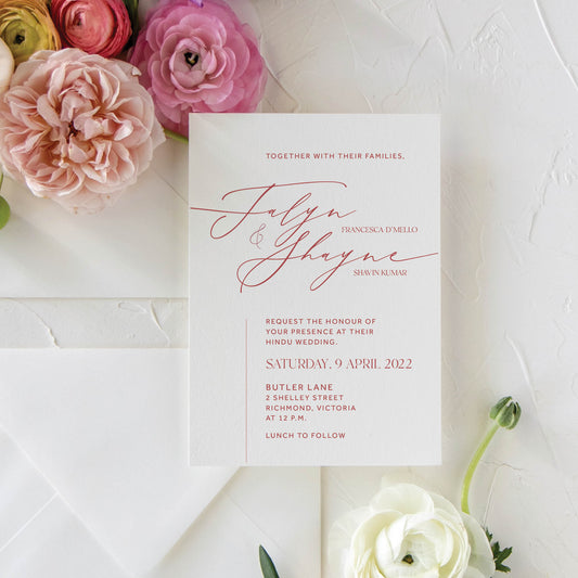 Pyaar Invitation + Envelope Suite