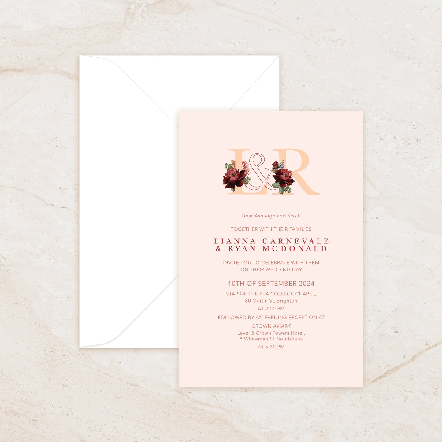 Jardin Invitation + Envelope Suite