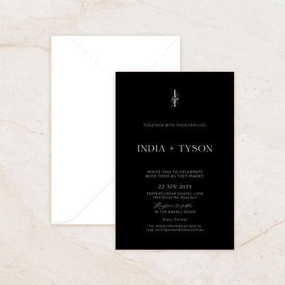 Mystique Invitation + Envelope Suite